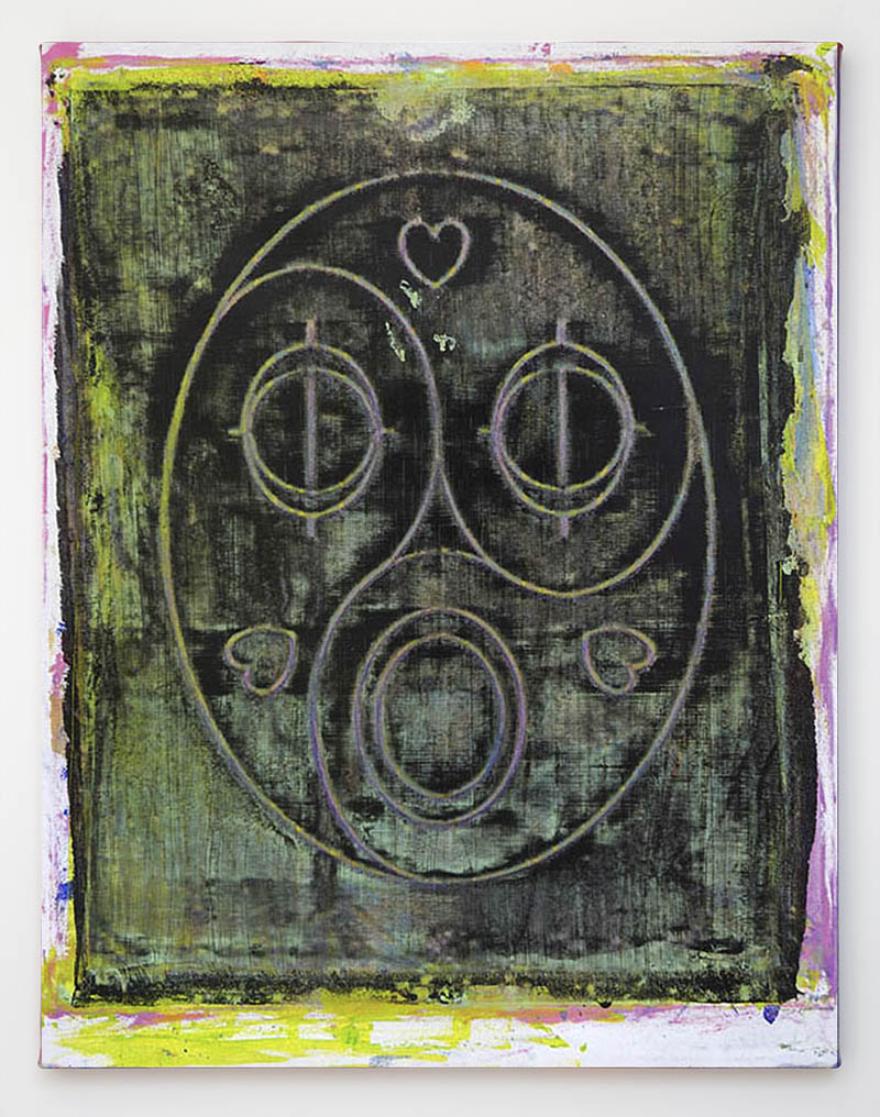 Jonathan Kelly - Apnea Black - Acrylic on Canvas - 115x90cm